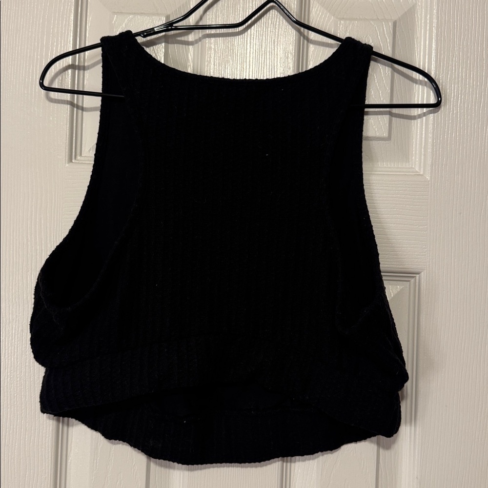 Torrid Gray, Pink, Black Super Soft Plush Waffle Crop Lounge Cami Bundle - Picture 5 of 13